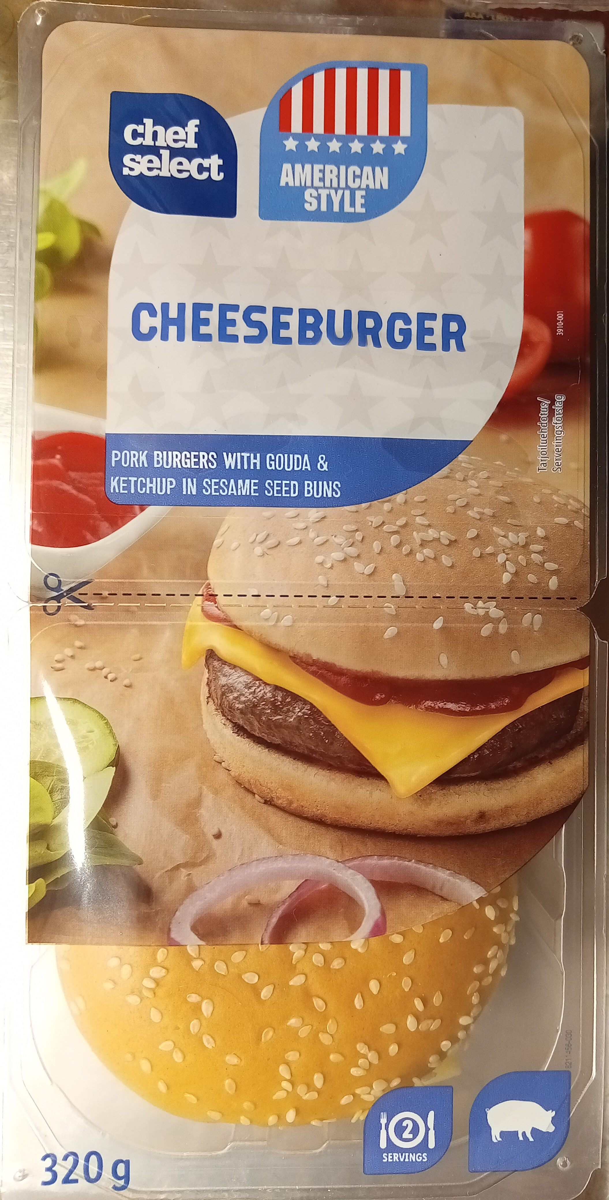 Chef Select American Style Cheeseburger - Tuote - fi