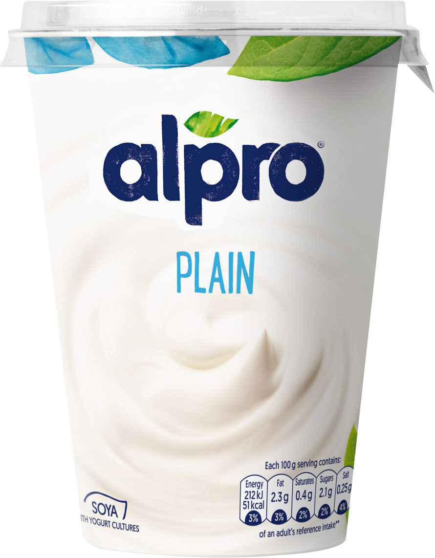Simply plain - soya yogurt - Tuote - en