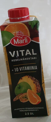 Vital Hedelmänektari + 10 vitamiinia - Tuote - fi